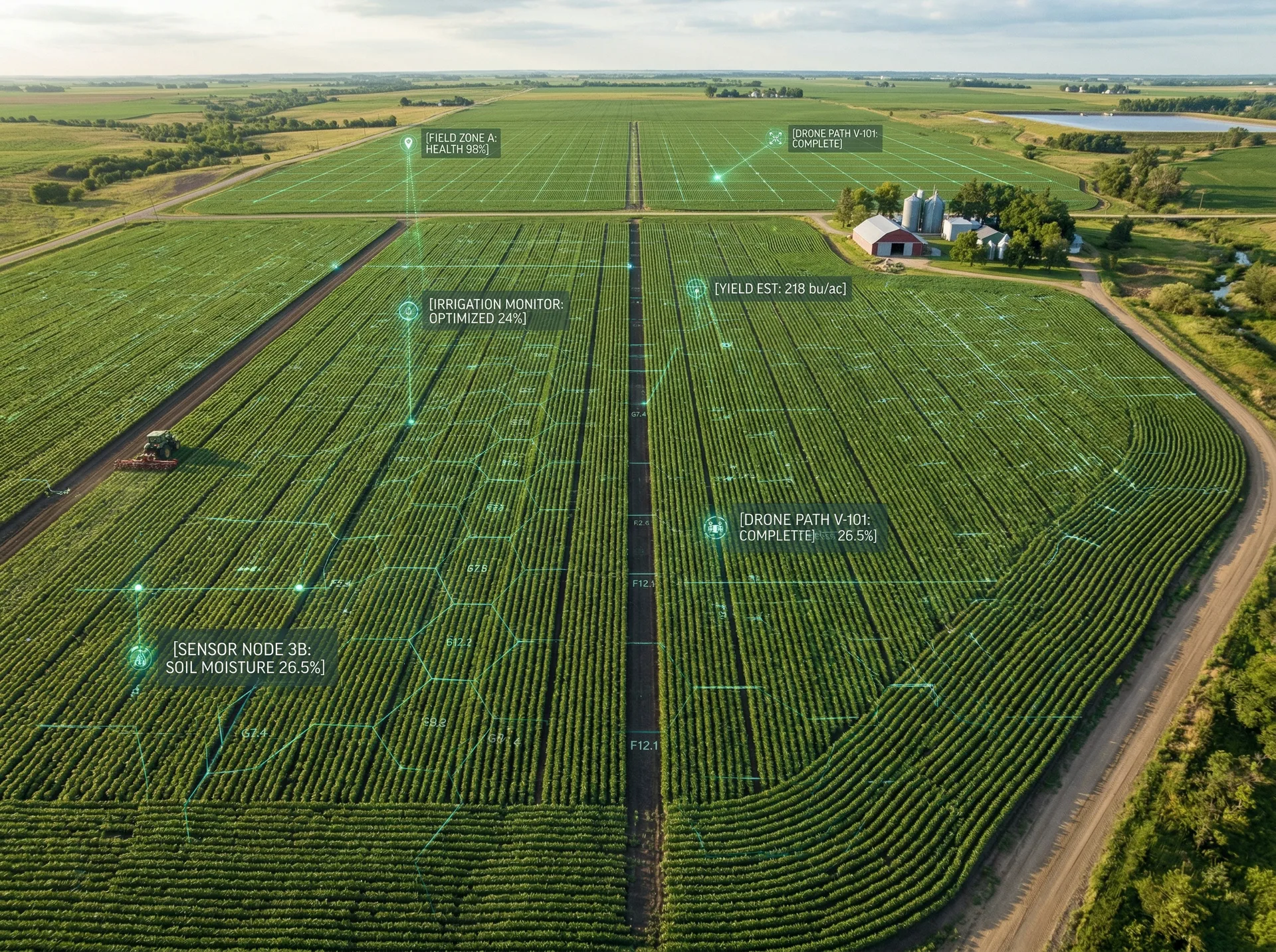 IoT weather station in field